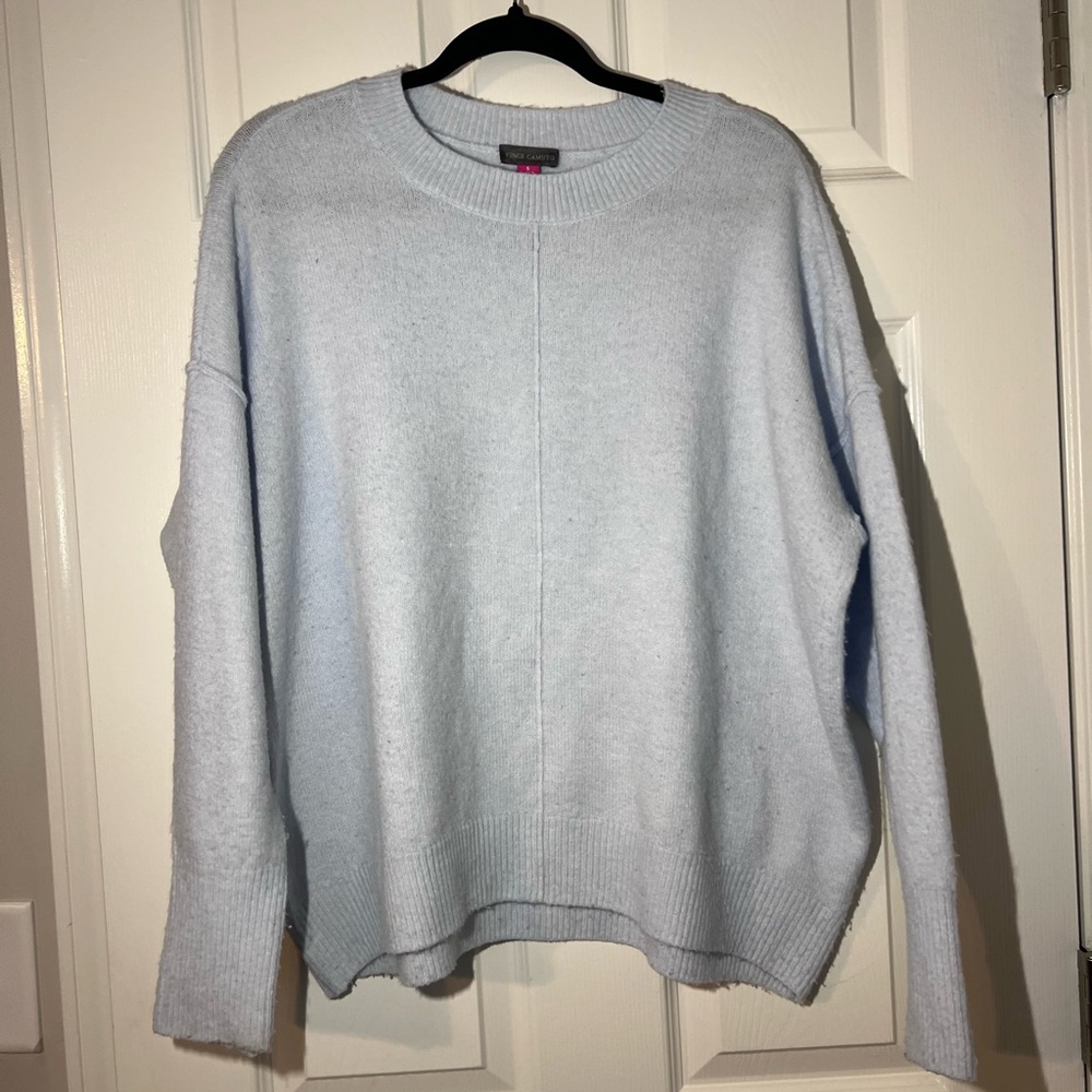 Light Blue Crew Neck Sweater